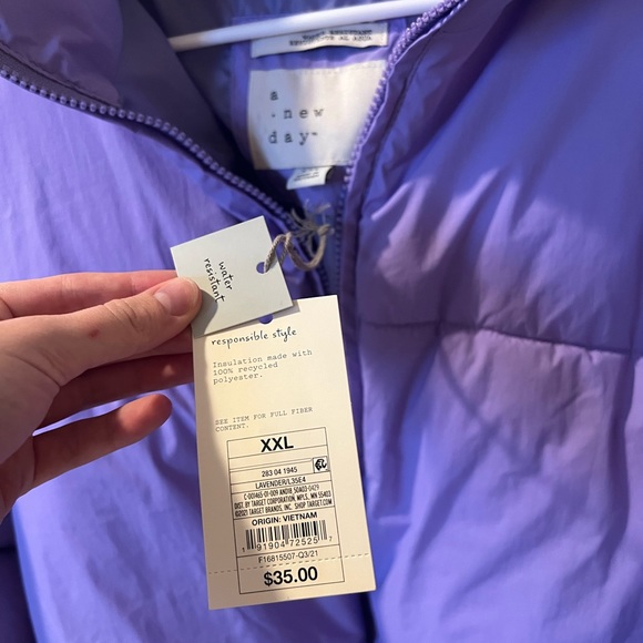 XXL Purple Puffer Jacket from Target - Picture 2 of 3